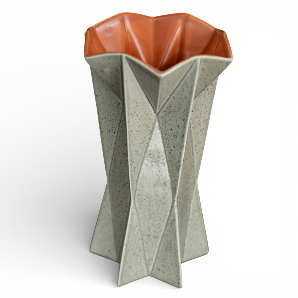 Red Wing Pottery Prismatique Star Vase #797 – Belle Kogan – 1960s